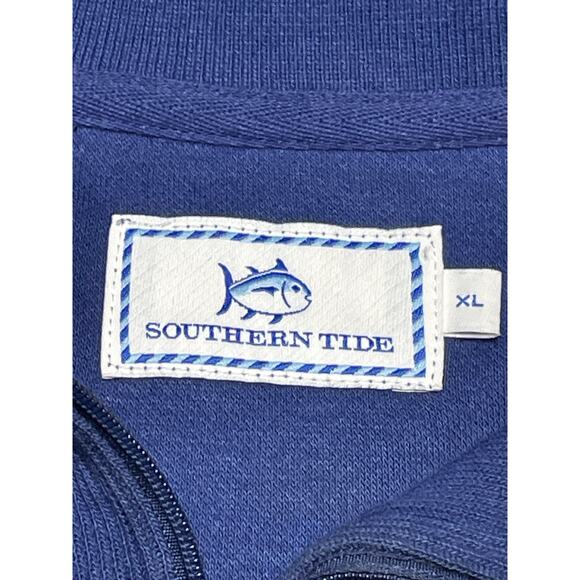 Southern Tide 100% Cotton Quarter Zip Long Sleeve Pullover XL - Picture 3 of 8